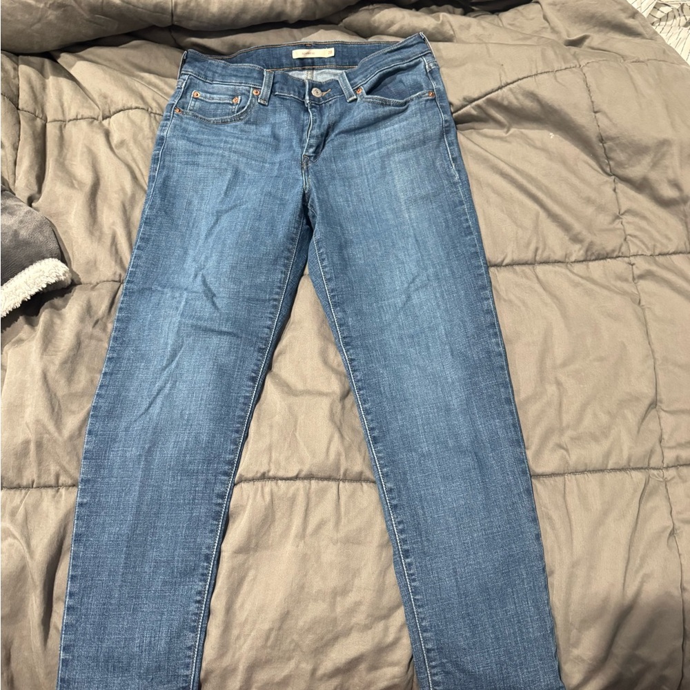 Levi's Women's Skinny Jeans in Deep Blue